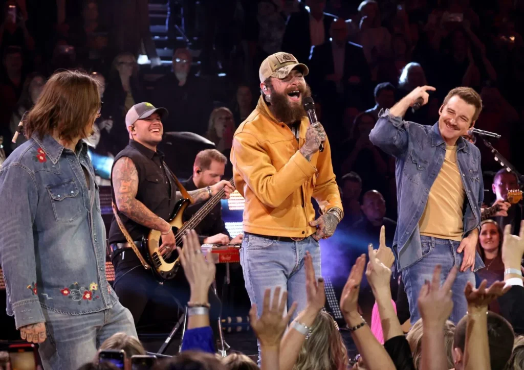 Wallen, HARDY & Post Malone Team Up To Perform Joe Diffie's