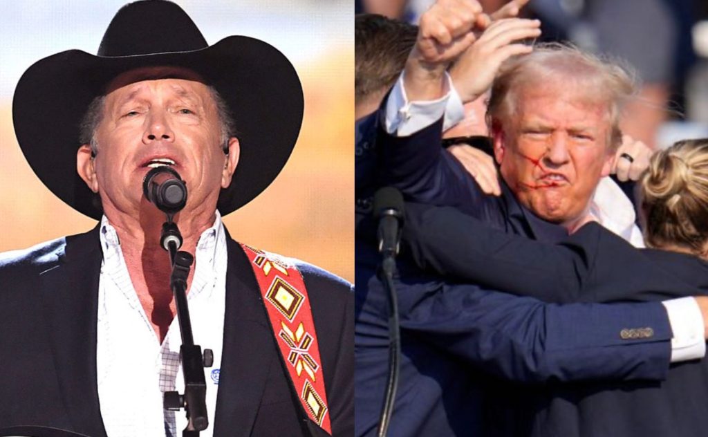 Donald trump George strait