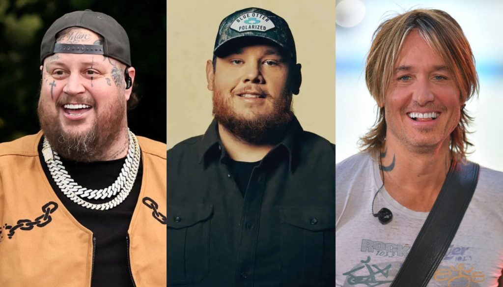 Jelly Roll, Luke Combs, Keith Urban