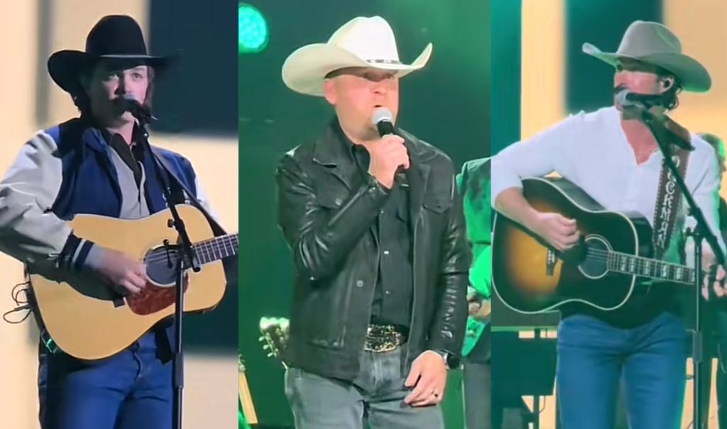 Riley Green, Zach Top and Justin Moore Cover Hank Jr., Waylon Jennings 