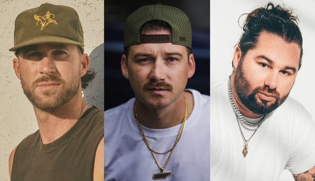 Riley Green, Morgan Wallen, Koe Wetzel