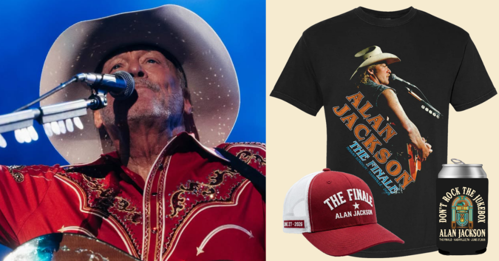 Alan Jackson’s Merch From His Final Show Is Now Available Online, Including Limited Edition Autographed Guitars