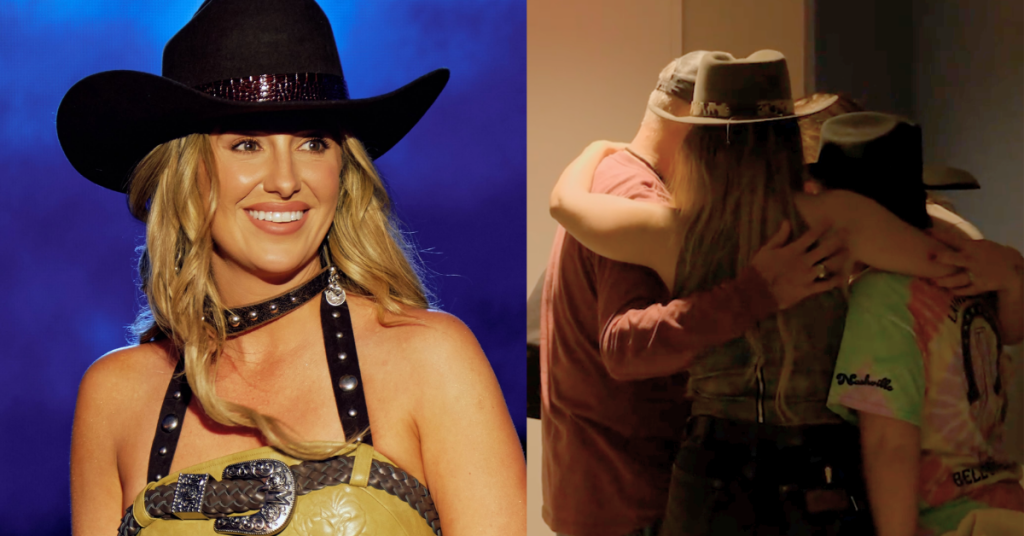 Lainey Wilson Prays Over A Family Backstage After Finding Out Young Fan’s Mom Has Stage 4 Cancer