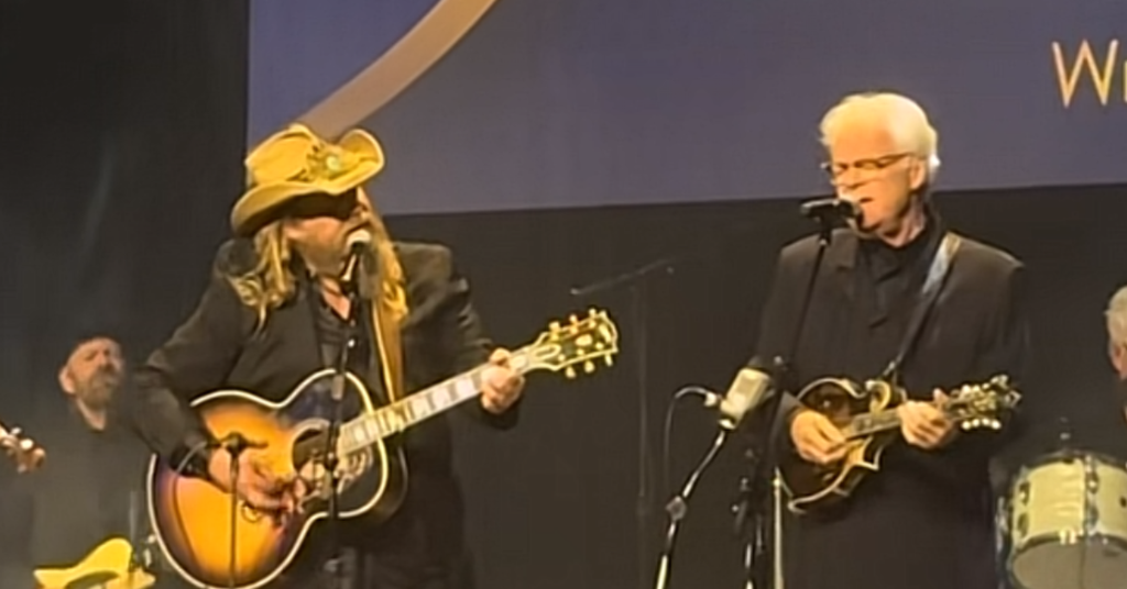 Chris Stapleton And Ricky Skaggs Honor Vince Gill With Performance Of “Go Rest High On That Mountain” At Nashville Songwriter Awards And It’s Every Bit As Good As You’d Imagine